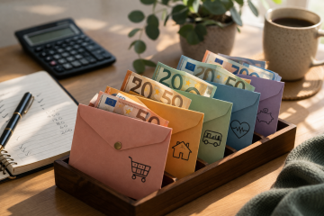 methode des enveloppes avec cahier et calculatrice