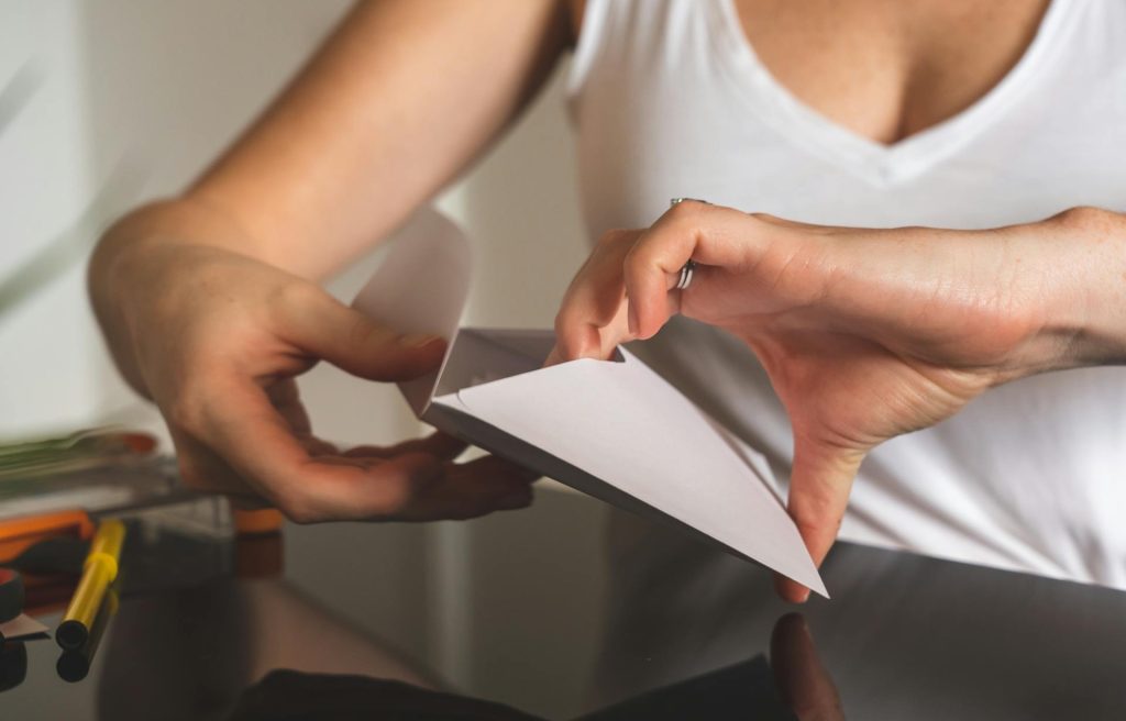 lettre mise dans enveloppe