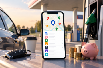Applications pour trouver de l'essence moins cher et comparer les prix des stations service