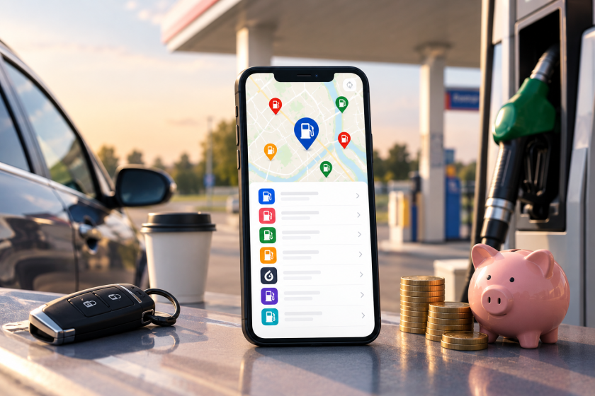 Applications pour trouver de l'essence moins cher et comparer les prix des stations service